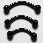 Banánek 8, 10, 12mm / Kulička  3, 4mm / závit 1,2mm