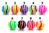 Kulička 8mm (akryl) / závit 1,6mm